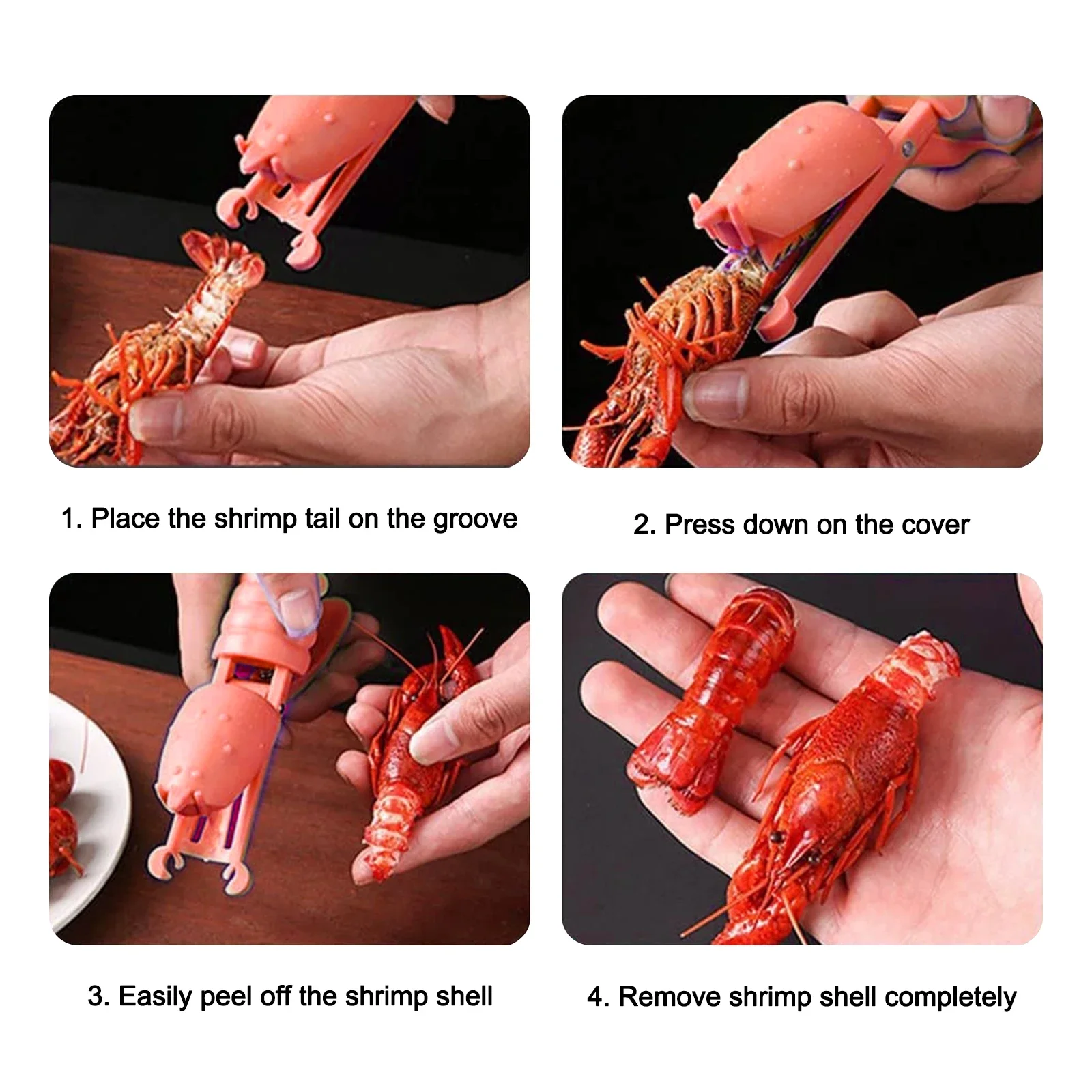 Effortless Peeling Crawfish Peeler Family Gatherings 14*8.5*4cm Multi-Function Tool Cleaning Hands Efficient Seafood Preparation
Effortless Peeling Crawfish Peeler Family Gatherings 14*8.5*4cm Multi-Function Tool Cleaning Hands Efficient Seafood Preparation