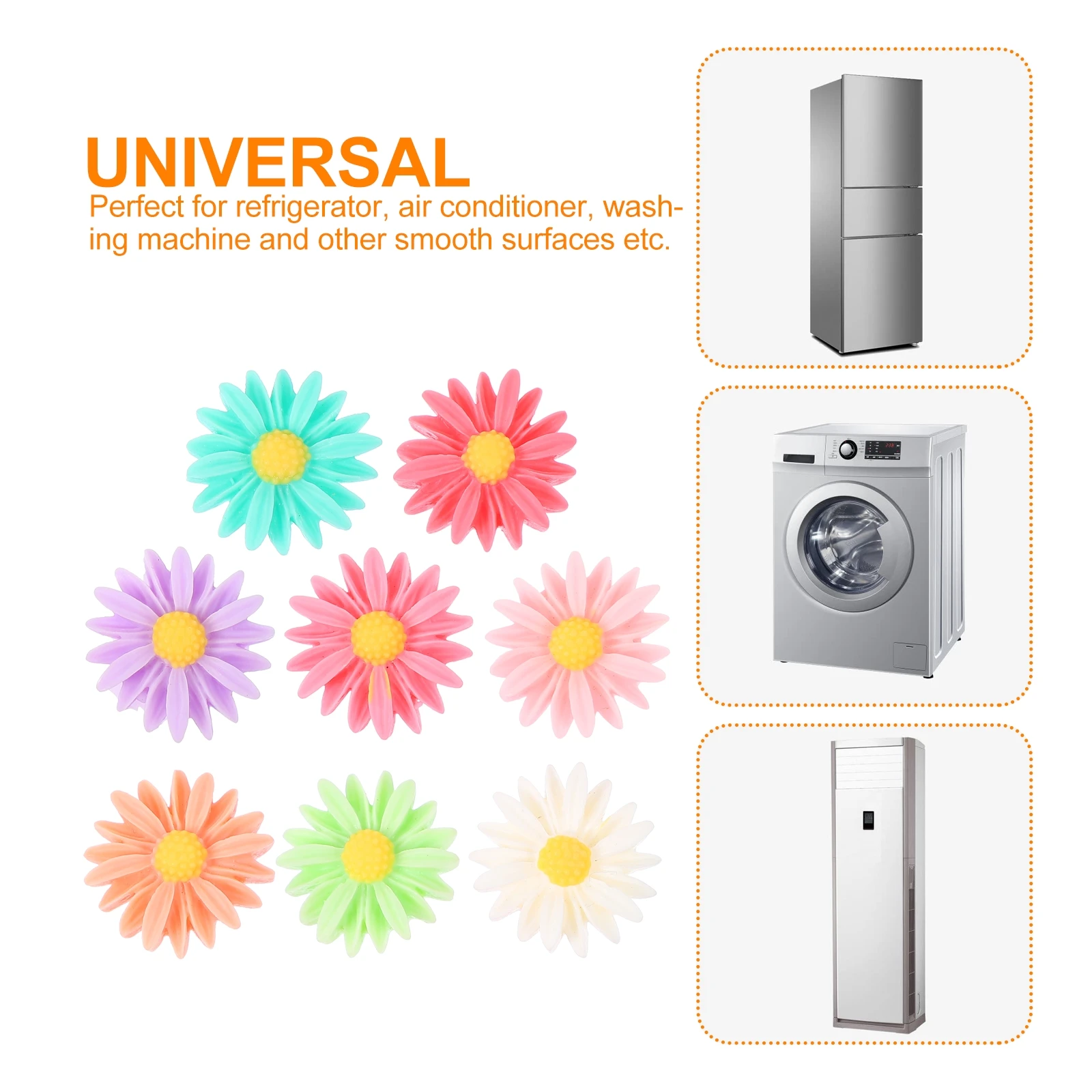 24Pcs Daisy Magnet Sticker Set Creative Floral Pattern Fridge Decor for Kitchen Appliance Metal Surface Decoration
24Pcs Daisy Magnet Sticker Set Creative Floral Pattern Fridge Decor for Kitchen Appliance Metal Surface Decoration
