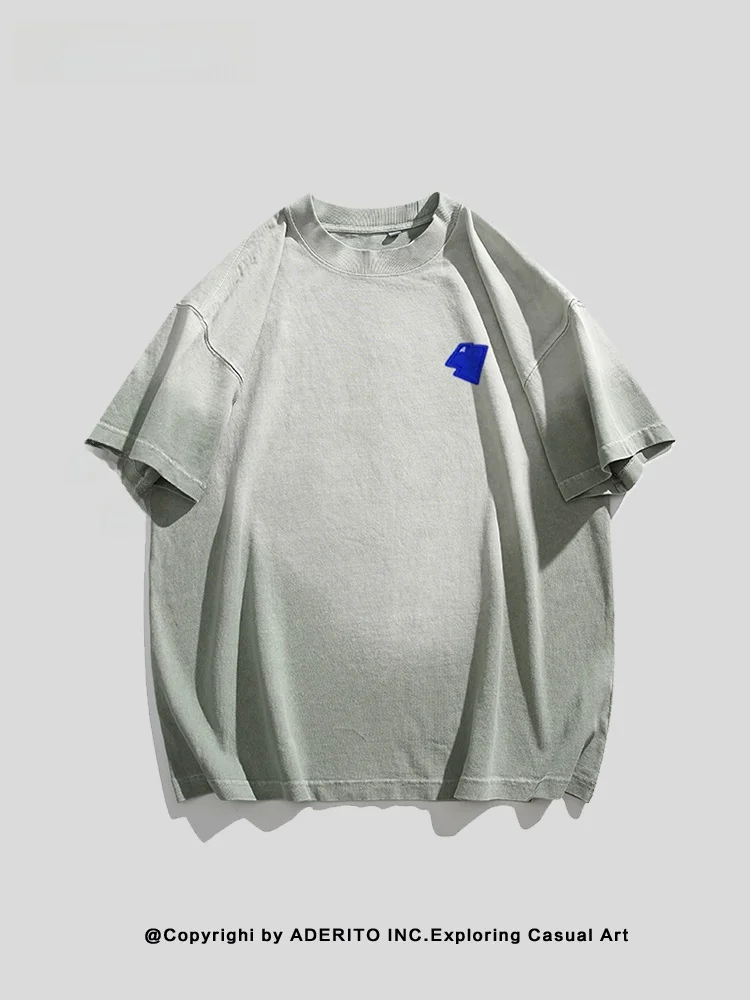 Американская футболка свободного кроя из чистого хлопка, базовая летняя повседневная футболка с круглым вырезом для молодежи
Американская футболка свободного кроя из чистого хлопка, базовая летняя повседневная футболка с круглым вырезом для молодежи