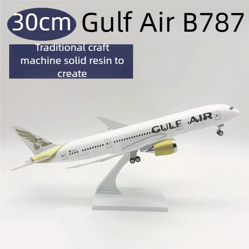 Масштабная модель самолета B787 Gulf Airways 30 см, литая из смолы, имитация авиалайнера, детская игрушка с колесами, подарок для любителей авиации
Масштабная модель самолета B787 Gulf Airways 30 см, литая из смолы, имитация авиалайнера, детская игрушка с колесами, подарок для любителей авиации