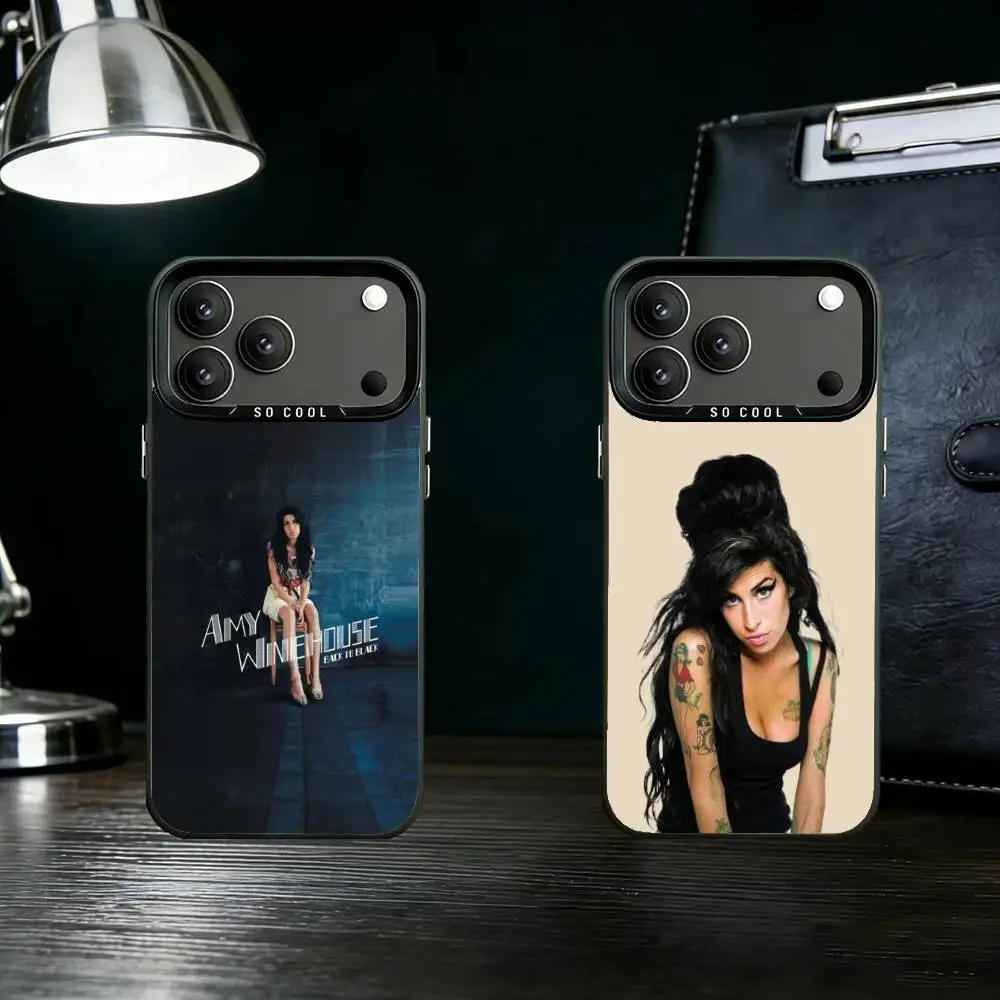 Amy Winehouse Back to Black Phone Case For iPhone 17 16 15 14 13 12 11 Pro Max Plus Silver Matte Black Cover
Amy Winehouse Back to Black Phone Case For iPhone 17 16 15 14 13 12 11 Pro Max Plus Silver Matte Black Cover