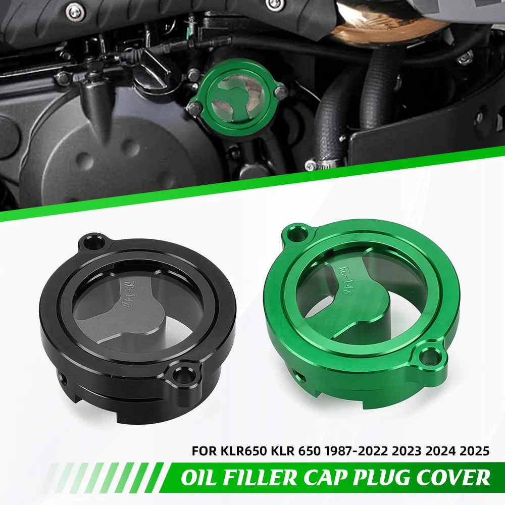 For Kawasaki KLR650 KLR 650 1987-2022 2023 2024 2025 Motorcycle Oil Filter Cover Cap CNC Aluminum Motorcycle Accessories Parts
For Kawasaki KLR650 KLR 650 1987-2022 2023 2024 2025 Motorcycle Oil Filter Cover Cap CNC Aluminum Motorcycle Accessories Parts