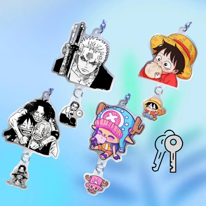 Acrylic Keychain for One Piece Luffy Zoro Chopper Sabo Anime Cartoons Theme Decoration Pendant Backpack Pendant Creative Gift
Acrylic Keychain for One Piece Luffy Zoro Chopper Sabo Anime Cartoons Theme Decoration Pendant Backpack Pendant Creative Gift