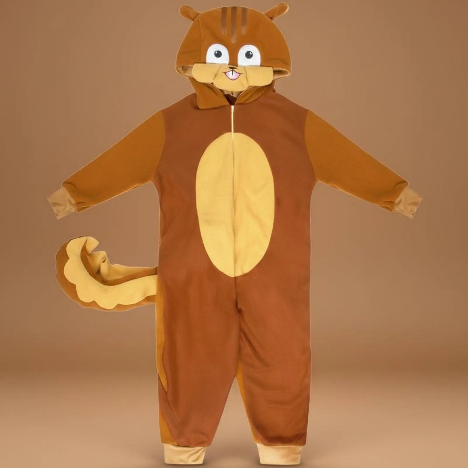 Kids Squirrel Costume Single-Piece Design Squirrel Role-Play Outfit Character Onesie Front Fastener Children's Apparel
Kids Squirrel Costume Single-Piece Design Squirrel Role-Play Outfit Character Onesie Front Fastener Children's Apparel