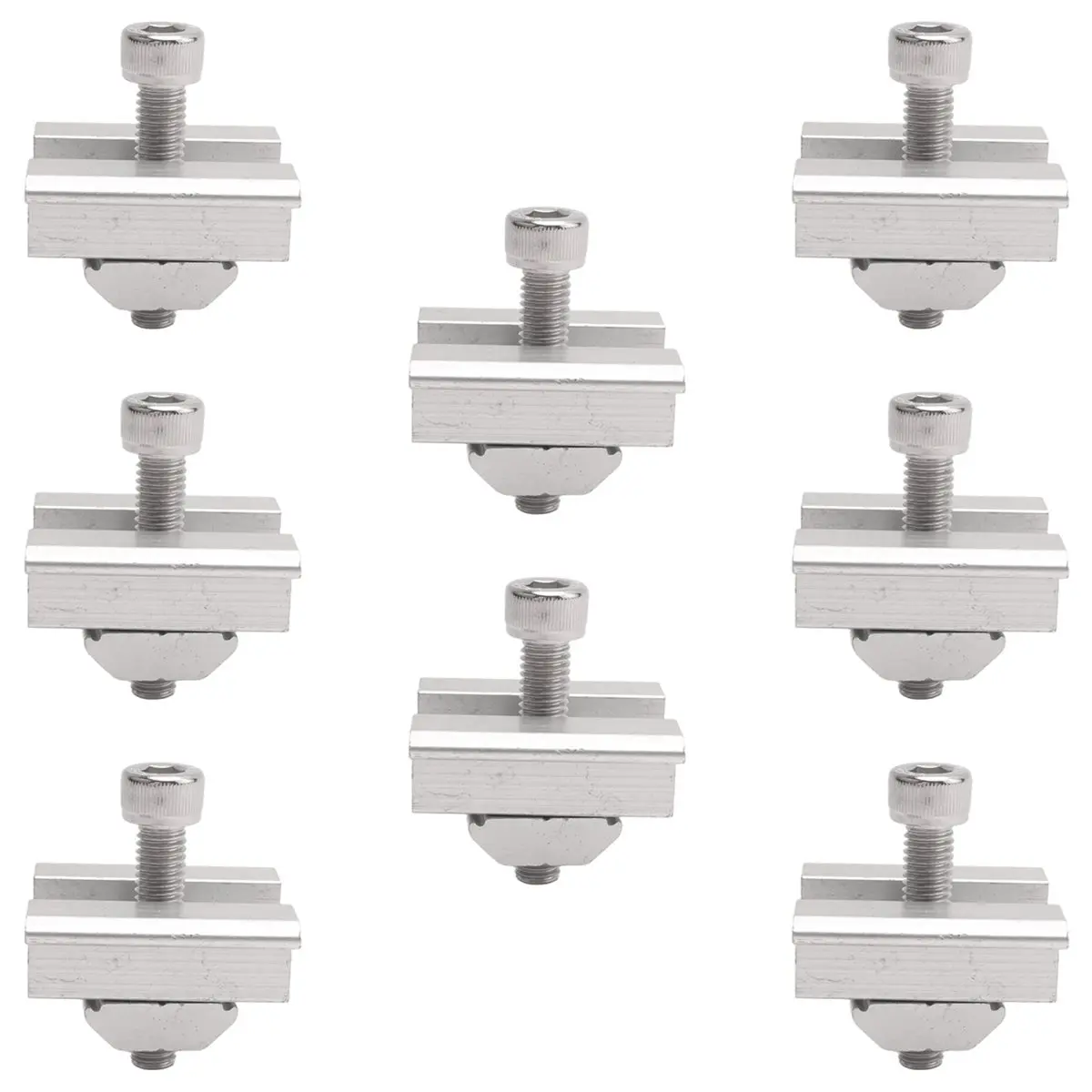 ~PERFECT}8Pack Solar Panel Mounting Brackets, Solar Panel End Clamps, Centre Clamps, for PV Solar Panel Solar Module 30mm
~PERFECT}8Pack Solar Panel Mounting Brackets, Solar Panel End Clamps, Centre Clamps, for PV Solar Panel Solar Module 30mm
