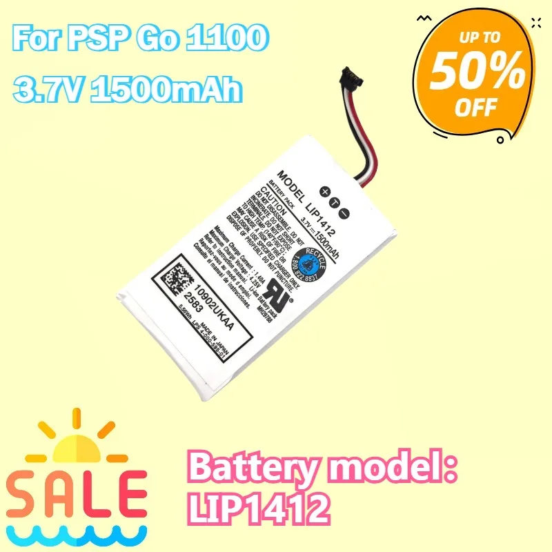 New Battery Model LIP1412 A Top - Quality Battery for PSP GO 1100, Available in 930mAh and 1500mAh. High Energy and Long Lasting
New Battery Model LIP1412 A Top - Quality Battery for PSP GO 1100, Available in 930mAh and 1500mAh. High Energy and Long Lasting