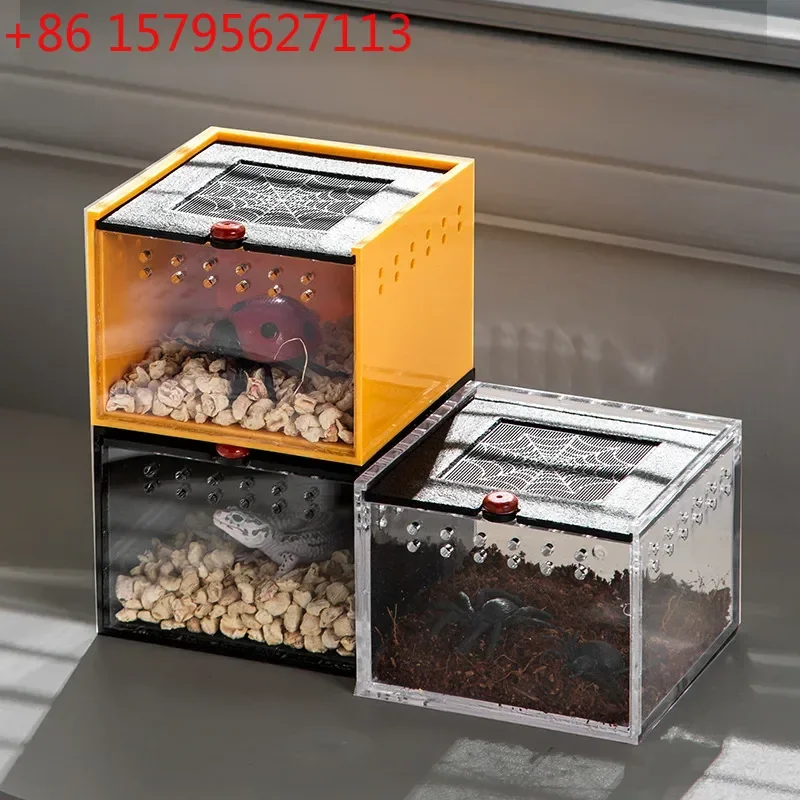 8.5 * 9 * 6.5cm Acrylic Jumping Spider Breeding Box Reptile Prevent Escape Pet Crawler Box Scorpion Beetle Insect Feeding Cage
8.5 * 9 * 6.5cm Acrylic Jumping Spider Breeding Box Reptile Prevent Escape Pet Crawler Box Scorpion Beetle Insect Feeding Cage