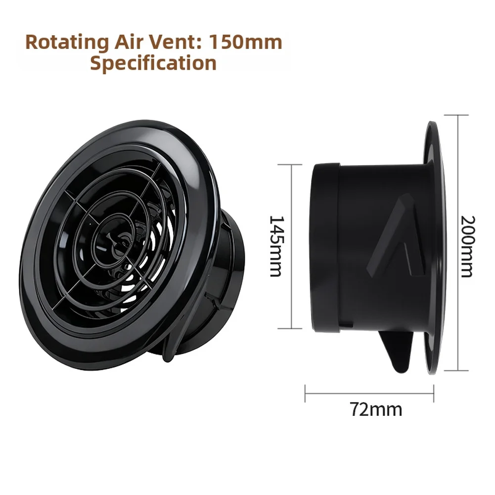 Round Air Vent Cover With Louver ABS Adjustable Ceiling Vent Covers For Living Room Bathroom Kitchen Ventilation System 75-200mm
Round Air Vent Cover With Louver ABS Adjustable Ceiling Vent Covers For Living Room Bathroom Kitchen Ventilation System 75-200mm