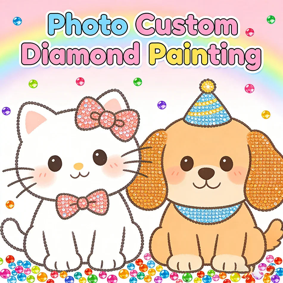 RUOPOTY Photo Custom 5D Diamond Painting Tools Accessories Custom Cute Pet Photo Creativity Simple Handmade Home Decoration Gift
RUOPOTY Photo Custom 5D Diamond Painting Tools Accessories Custom Cute Pet Photo Creativity Simple Handmade Home Decoration Gift
