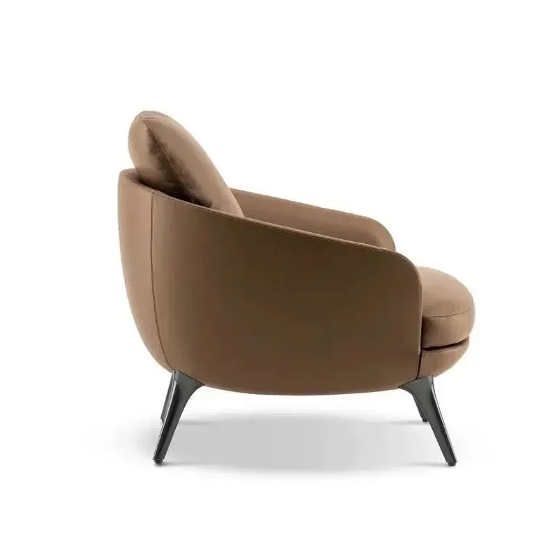 Italian Minimalist Designer Creative Living Room Hotel Office Business Negotiation Leisure Chair Leather Art Single Sofa Chair
Italian Minimalist Designer Creative Living Room Hotel Office Business Negotiation Leisure Chair Leather Art Single Sofa Chair