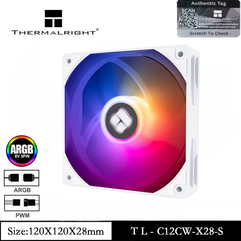 Thermalright TL-C12CW-X28-S 1/3/5 шт. Вентилятор процессора 120 мм Компьютерный кулер 4-контактный вентилятор с ШИМ для корпуса и жидкостного охлаждения процессора
Thermalright TL-C12CW-X28-S 1/3/5 шт. Вентилятор процессора 120 мм Компьютерный кулер 4-контактный вентилятор с ШИМ для корпуса и жидкостного охлаждения процессора