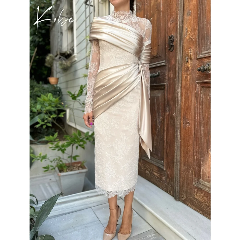 Kobe White High Neck Prom Dresses Long Sleeve Ankle-Length Customized فساتين سهرات Chic vestido de gala noche mujer
Kobe White High Neck Prom Dresses Long Sleeve Ankle-Length Customized فساتين سهرات Chic vestido de gala noche mujer