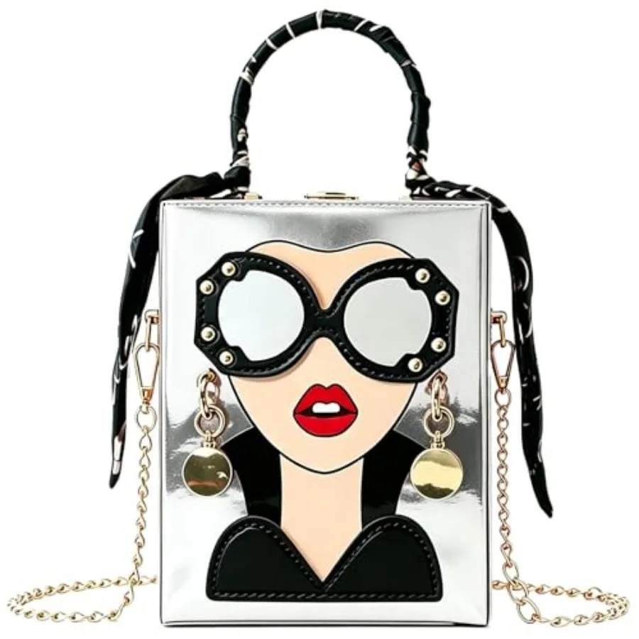 Novelty Unique 3D Lady Face PU Leather Top Handle Satchel Handbags for Women Funky Tote Purse Hobo Crossbody Shoulder bags
Novelty Unique 3D Lady Face PU Leather Top Handle Satchel Handbags for Women Funky Tote Purse Hobo Crossbody Shoulder bags