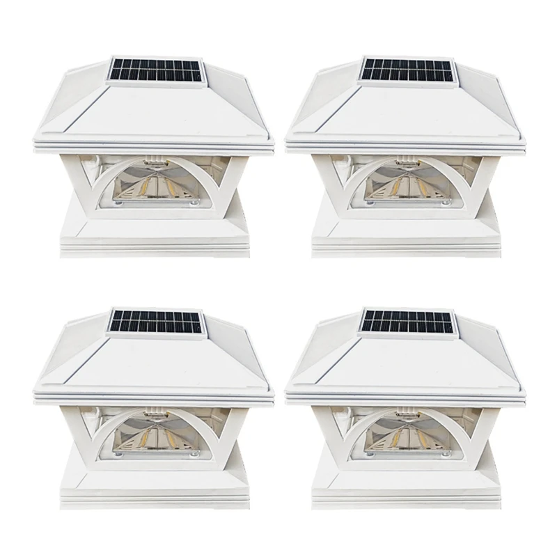 LICG 4Pcs Solar Lights Outdoor Fence LED Wood Post Pillar Patio Decor, Warm White Lighting (White)
LICG 4Pcs Solar Lights Outdoor Fence LED Wood Post Pillar Patio Decor, Warm White Lighting (White)