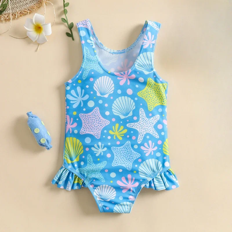 2024 New One-Piece Swimsuits Summer Beach Breathable Ruffle Sleeveless Girls Print Quick Drying Backless Swim Clothing Swimwear
2024 New One-Piece Swimsuits Summer Beach Breathable Ruffle Sleeveless Girls Print Quick Drying Backless Swim Clothing Swimwear
