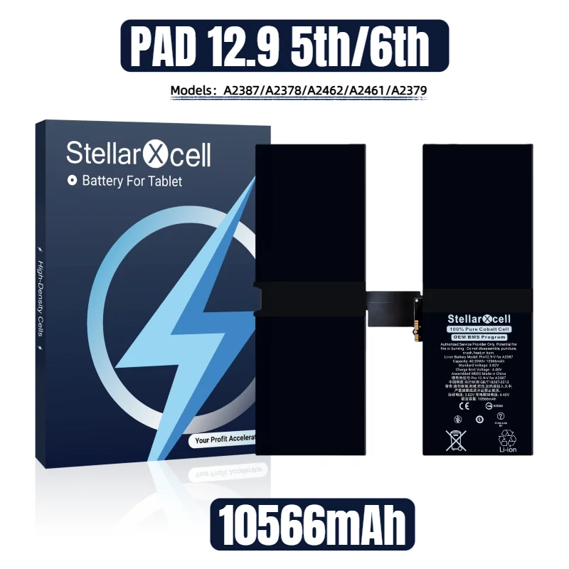 Аккумулятор StellarXcell для iPad Pro 12,9 A1584 A1652 A1577 1670 1671 A1821 A1754 2043 1876 1983 2014 1895 2387 2378 2462 2461 2379
Аккумулятор StellarXcell для iPad Pro 12,9 A1584 A1652 A1577 1670 1671 A1821 A1754 2043 1876 1983 2014 1895 2387 2378 2462 2461 2379