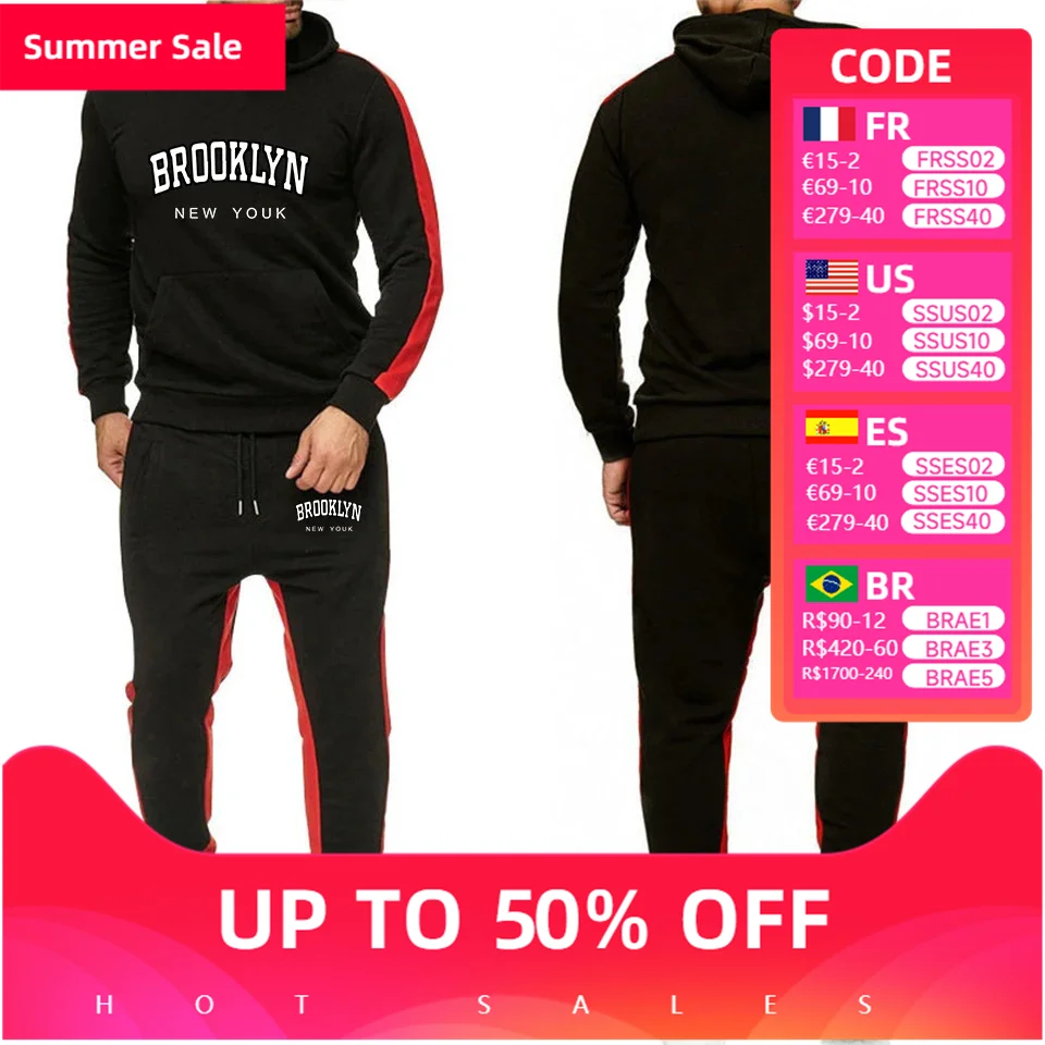 Hot Sale Men's Tracksuit Two Piece Outdoors Men Set Sportswear Single Sweatpants Hoodie Fashion Comfortable Casual Jogging Daily
Hot Sale Men's Tracksuit Two Piece Outdoors Men Set Sportswear Single Sweatpants Hoodie Fashion Comfortable Casual Jogging Daily
