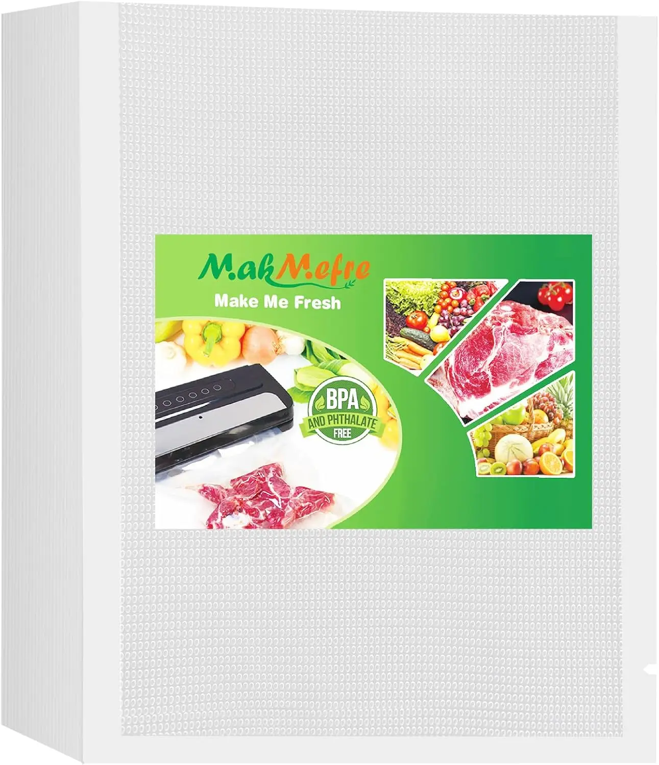 100 Pint Size 6" x 10" Vacuum Sealer Bags, BPA Free and Heavy Duty for Food Storage
100 Pint Size 6" x 10" Vacuum Sealer Bags, BPA Free and Heavy Duty for Food Storage