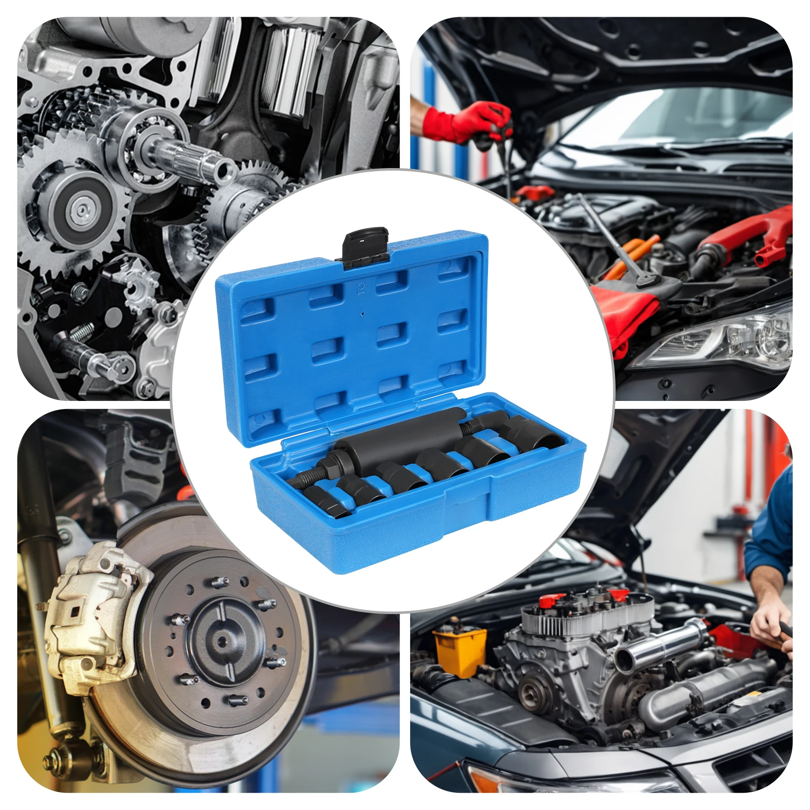 7 шт., набор инструментов для извлечения приводного вала, высокоточный шестиугольный дизайн для ремонта автомобиля, технического обслуживания, магазина дома 4S
7 шт., набор инструментов для извлечения приводного вала, высокоточный шестиугольный дизайн для ремонта автомобиля, технического обслуживания, магазина дома 4S