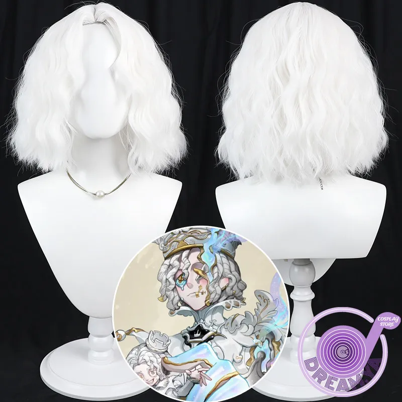 Puppeteer Matthias Cosplay Wig Identity V White Short Heat Resistant Synthetic Hair Halloween Party Role Play Carnival + Wig Cap
Puppeteer Matthias Cosplay Wig Identity V White Short Heat Resistant Synthetic Hair Halloween Party Role Play Carnival + Wig Cap