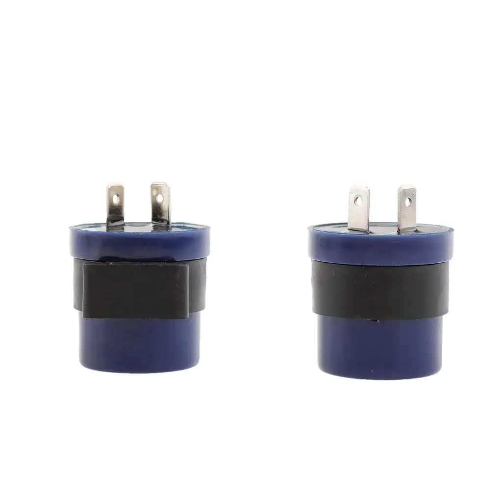 Electronic Flasher Relay 2 Pin Universal Motorcycle Signal Beeper Blinker LED Blue Light for Custom Turn Signal Motorcycle
Electronic Flasher Relay 2 Pin Universal Motorcycle Signal Beeper Blinker LED Blue Light for Custom Turn Signal Motorcycle