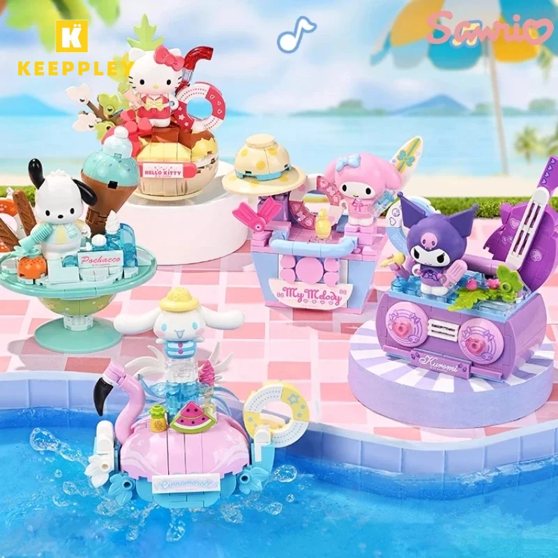 Keeppley Sanrio Building Block Summer Party Hello Kitty Splicing Toy Kuromi My Melody Pochacco Model Toys Ornaments Gifts
Keeppley Sanrio Building Block Summer Party Hello Kitty Splicing Toy Kuromi My Melody Pochacco Model Toys Ornaments Gifts