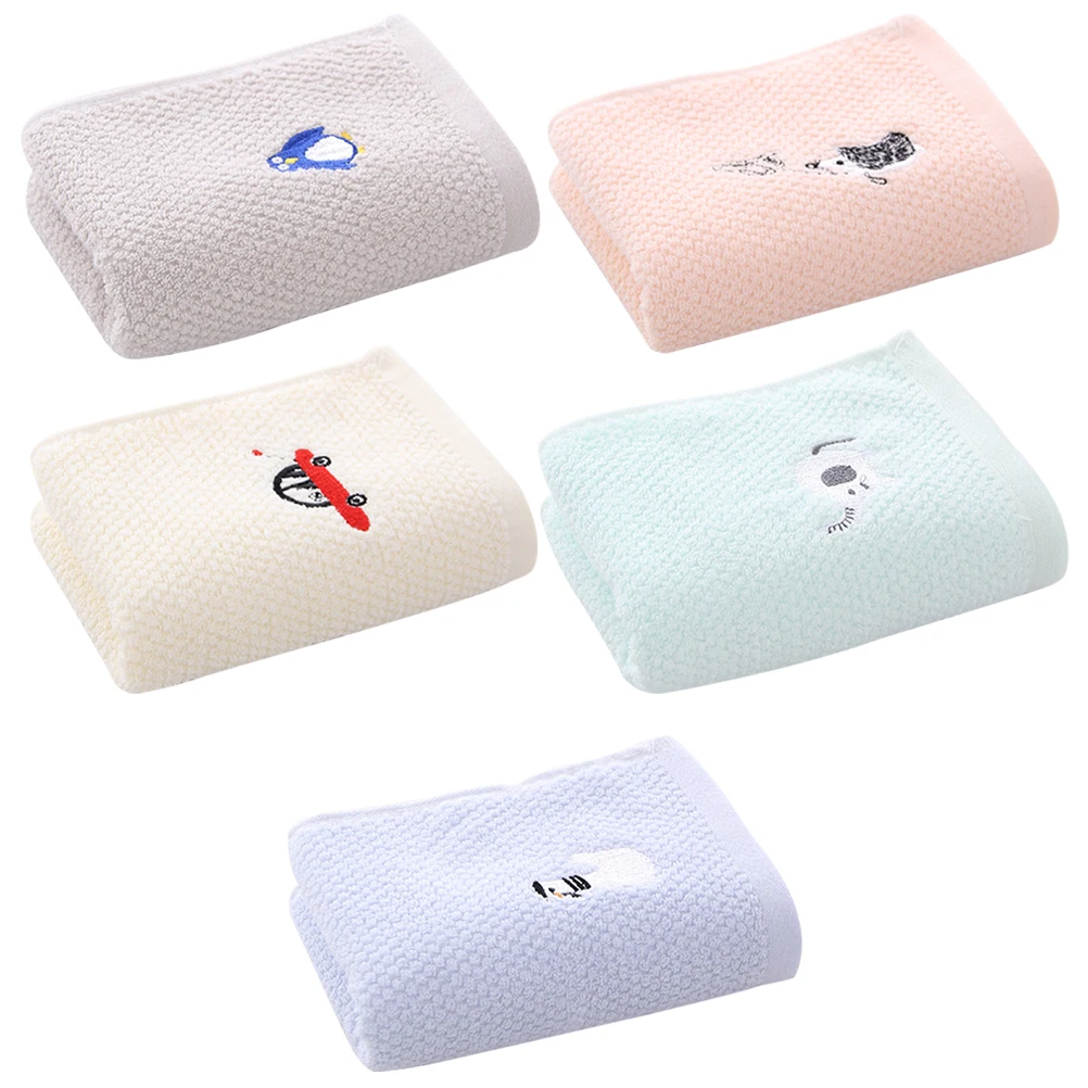5 Pcs Pure Cotton Face Towels Soft Absorbent Washcloths Multicolor Cartoon H Towels Reusable Breathable Facial Cleansing
5 Pcs Pure Cotton Face Towels Soft Absorbent Washcloths Multicolor Cartoon H Towels Reusable Breathable Facial Cleansing