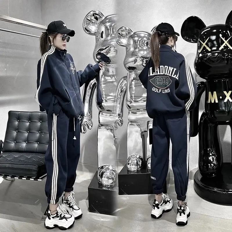 Women's Spring and Autumn Clothes Fat MM Extra Large Casual Sports Style Jogging Suit Set Three Bar Pants Fashion Sports Shirt Z
Women's Spring and Autumn Clothes Fat MM Extra Large Casual Sports Style Jogging Suit Set Three Bar Pants Fashion Sports Shirt Z