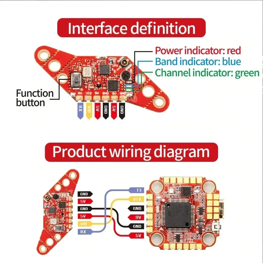 HGLRC Zeus nano VTX Transmitter 5.8G 40CH со встроенным микрофоном 350мВт / 800мВт / 1.6Вт / 2.5Вт для FPV-дронов RC для гонок и фристайла
HGLRC Zeus nano VTX Transmitter 5.8G 40CH со встроенным микрофоном 350мВт / 800мВт / 1.6Вт / 2.5Вт для FPV-дронов RC для гонок и фристайла