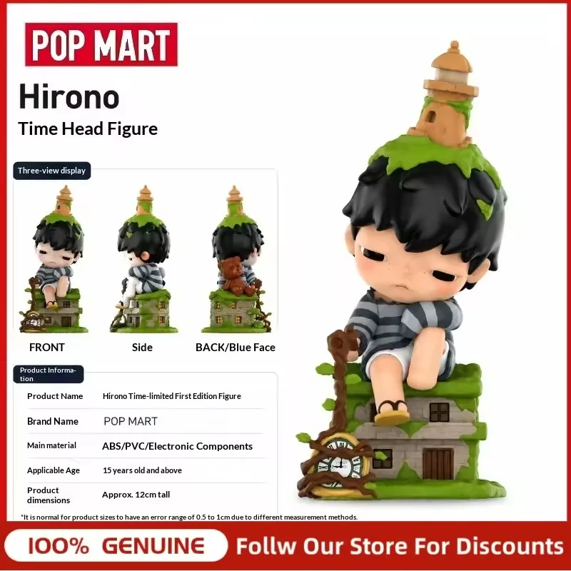 Genuine Pop Mart Hirono Behind Time Blind Box, Card Figure Desktop Cute Collectible Figurine Birthday Gift For Fans
Genuine Pop Mart Hirono Behind Time Blind Box, Card Figure Desktop Cute Collectible Figurine Birthday Gift For Fans