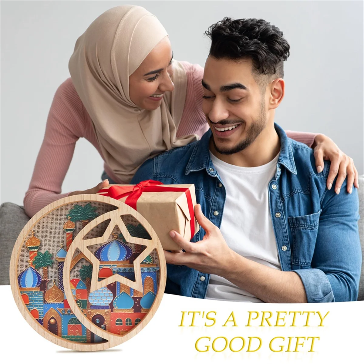 Ramadan Decorations for Home -11.6 Inch Tray Eid Mubarak Religious Painting Cupcake Food Candy Plates Wooden DecorationsHUG
Ramadan Decorations for Home -11.6 Inch Tray Eid Mubarak Religious Painting Cupcake Food Candy Plates Wooden DecorationsHUG