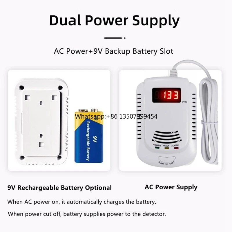 Factory Hot Selling 2 in 1 LCD Display Carbon Monoxide and Combustible Gas Combo Detector With Voice Alarm
Factory Hot Selling 2 in 1 LCD Display Carbon Monoxide and Combustible Gas Combo Detector With Voice Alarm