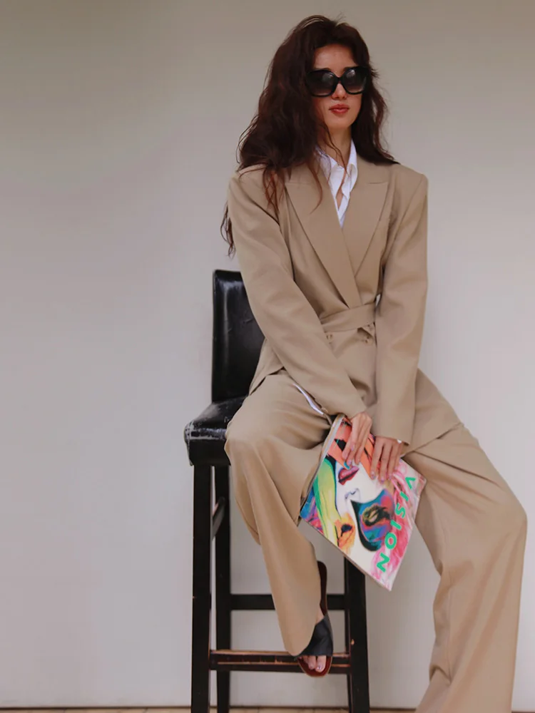 LISAYU Original Design Spring Summer Suit Pants Sheep Scissors Long Pants Two-Piece Three-Piece Coat Women's Fashion Set
LISAYU Original Design Spring Summer Suit Pants Sheep Scissors Long Pants Two-Piece Three-Piece Coat Women's Fashion Set