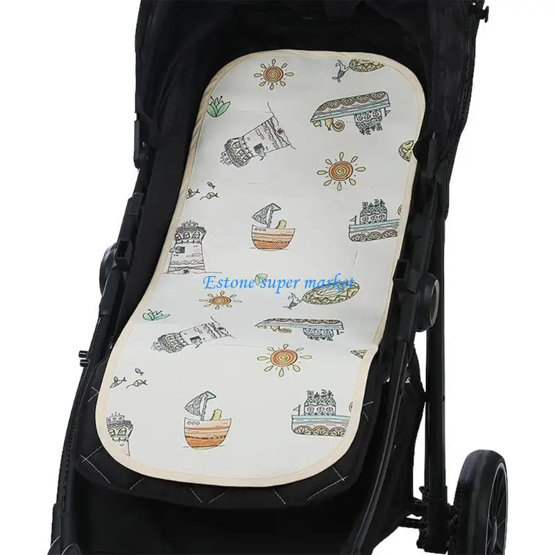 090B Strollers Liner Pushchair Ice Cooling Pad Baby Carriers Cushion Newborns Pram Pad with Cartoon Pattern
090B Strollers Liner Pushchair Ice Cooling Pad Baby Carriers Cushion Newborns Pram Pad with Cartoon Pattern
