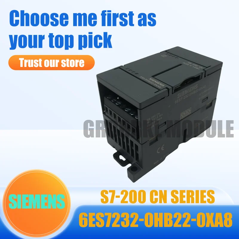 New Original SIEMENS 6ES7232-0HB22-0XA8 SIMATIC S7-200 CN EM232 Analog Output Module
New Original SIEMENS 6ES7232-0HB22-0XA8 SIMATIC S7-200 CN EM232 Analog Output Module
