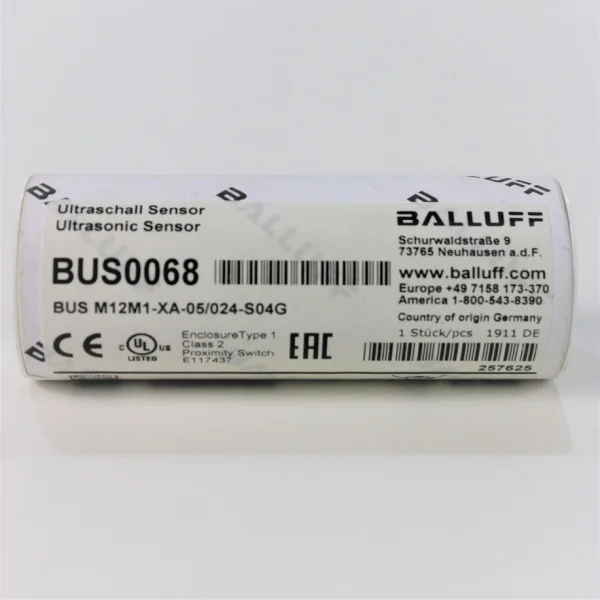 Ультразвуковой датчик Bus0068 с аналоговым выходом шины M12m1-xa-05/024-s04g Совершенно новый оригинальный точечный Plc
Ультразвуковой датчик Bus0068 с аналоговым выходом шины M12m1-xa-05/024-s04g Совершенно новый оригинальный точечный Plc