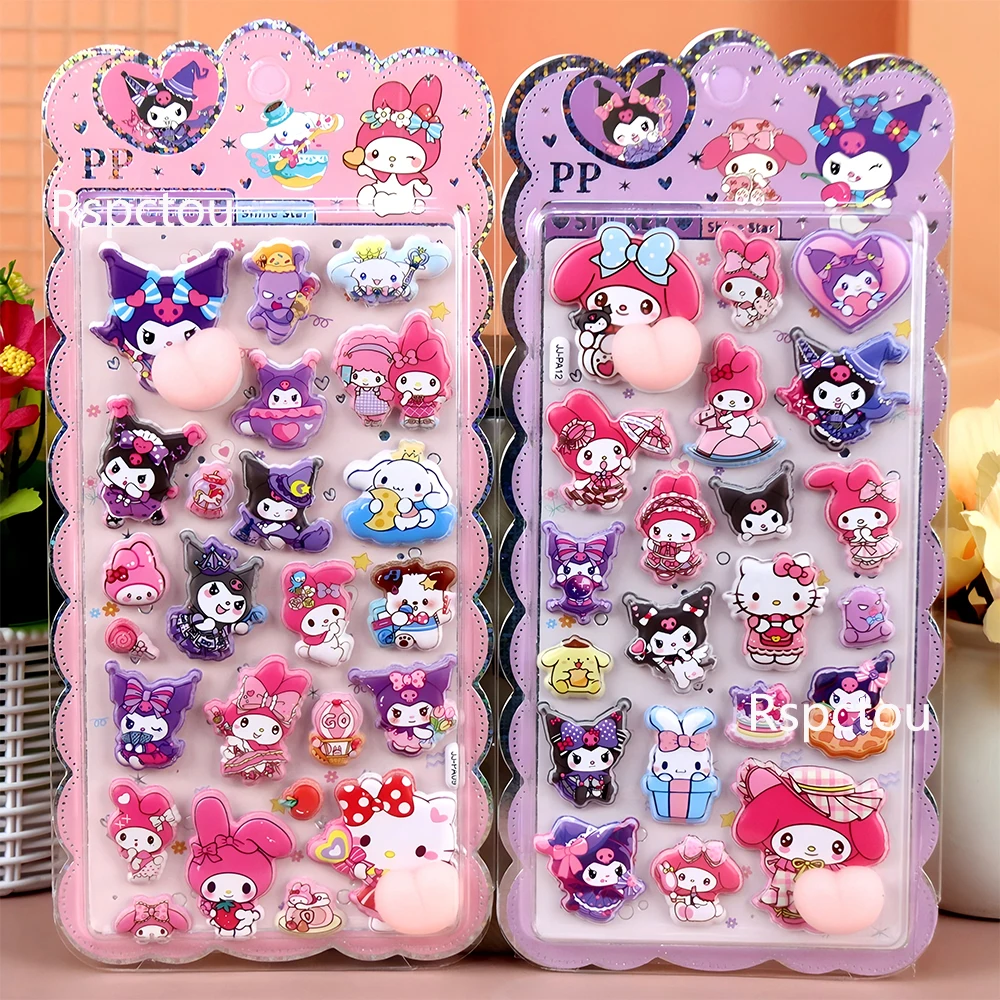 4pcs Kawaii Kuromi My Melody Cinnamoroll Puffy Squishy Butt Stickers Stress Relief Decals Waterproof DIY Phone Cute Sticker Gift
4pcs Kawaii Kuromi My Melody Cinnamoroll Puffy Squishy Butt Stickers Stress Relief Decals Waterproof DIY Phone Cute Sticker Gift