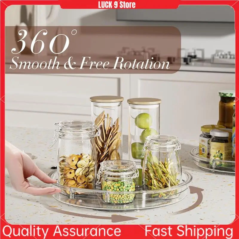 Clear Lazy Susan Organizer For Cabinet, Kitchen, Refrigerator Rotating Spice Organization-AB52
Clear Lazy Susan Organizer For Cabinet, Kitchen, Refrigerator Rotating Spice Organization-AB52