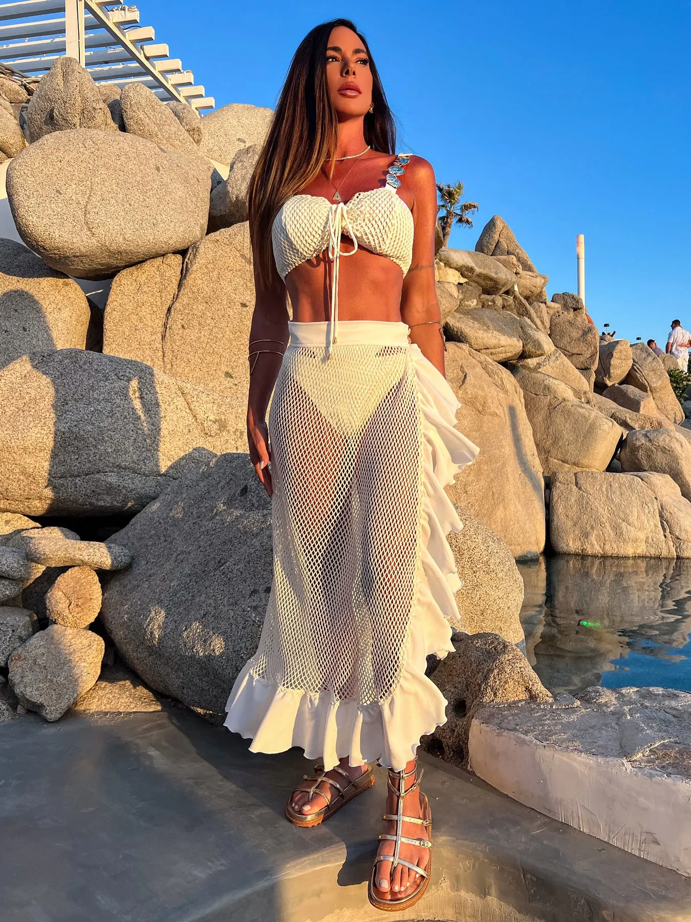 Fashion Bead Chail Bikini And Ruffle Skirt Women 3Pcs Swimsuit 2025 Style Lady Lace Dress And Biquini Female Vacation Beachwear
Fashion Bead Chail Bikini And Ruffle Skirt Women 3Pcs Swimsuit 2025 Style Lady Lace Dress And Biquini Female Vacation Beachwear