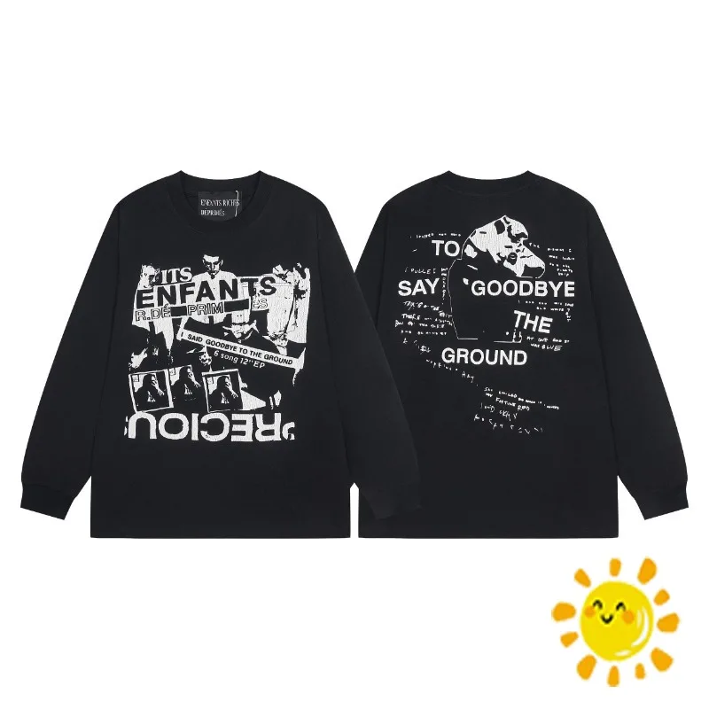 24SS Crewneck Enfants Riches Deprimes T Shirt Men Women Oversized ERD Tops Cotton Vintage Long Sleeved T-Shirt
24SS Crewneck Enfants Riches Deprimes T Shirt Men Women Oversized ERD Tops Cotton Vintage Long Sleeved T-Shirt