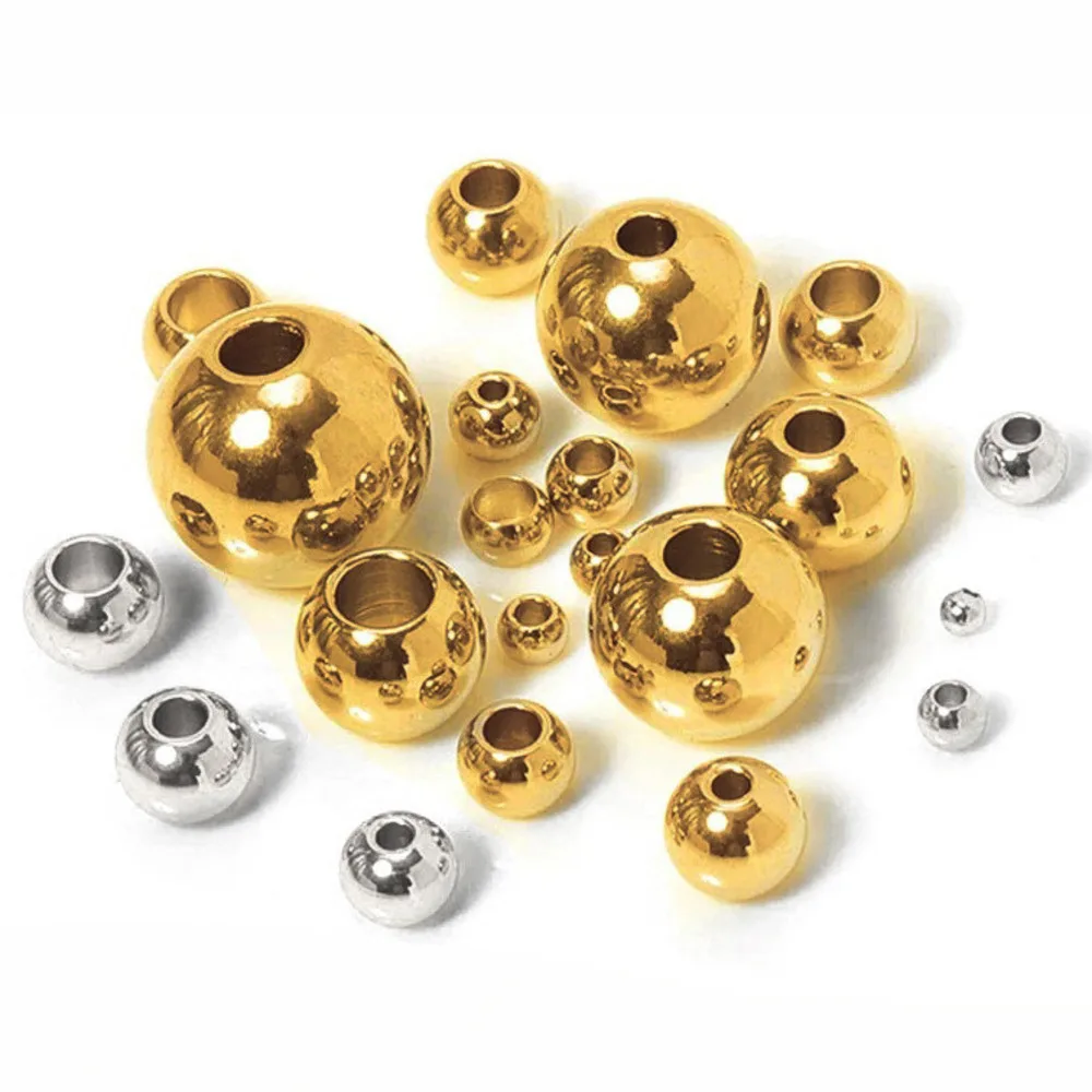 100Pcs 2-10MM Gold Stainless Color Preservation Through-Hole Spacing Drill Hole Loose Steel Bead DIY Jewelry Accessories
100Pcs 2-10MM Gold Stainless Color Preservation Through-Hole Spacing Drill Hole Loose Steel Bead DIY Jewelry Accessories