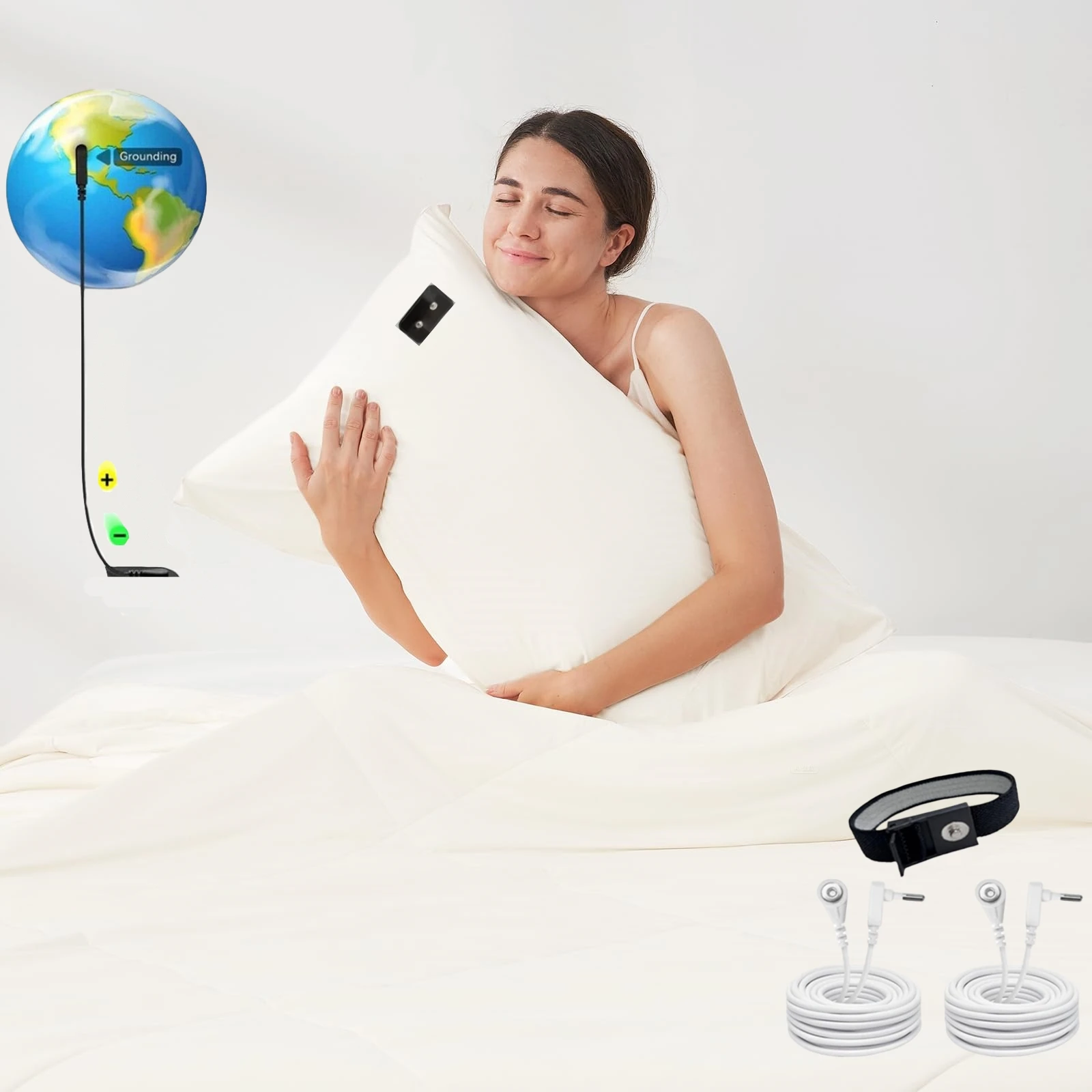 Multiple colors Grounding Conductive Pillowcase contains 5% silver fiber + 95% organic cottonImprove Sleep Anxiety Relief20*30in
Multiple colors Grounding Conductive Pillowcase contains 5% silver fiber + 95% organic cottonImprove Sleep Anxiety Relief20*30in
