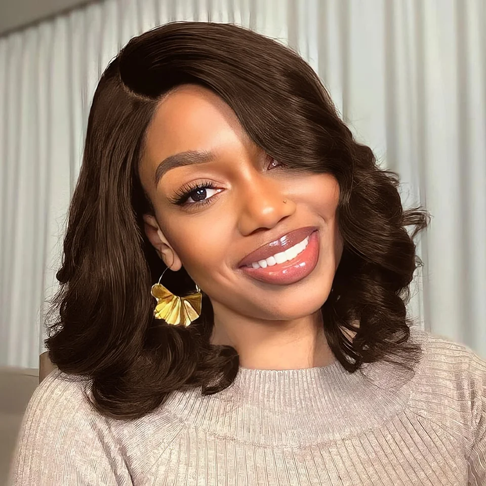 Brown Body Wave Bob Human Hair Wig Body Wave Front Wigs 180% Density 13x5x1 T Lace Front Bob Human Hair Wig Short Wave Bob Wigs
Brown Body Wave Bob Human Hair Wig Body Wave Front Wigs 180% Density 13x5x1 T Lace Front Bob Human Hair Wig Short Wave Bob Wigs