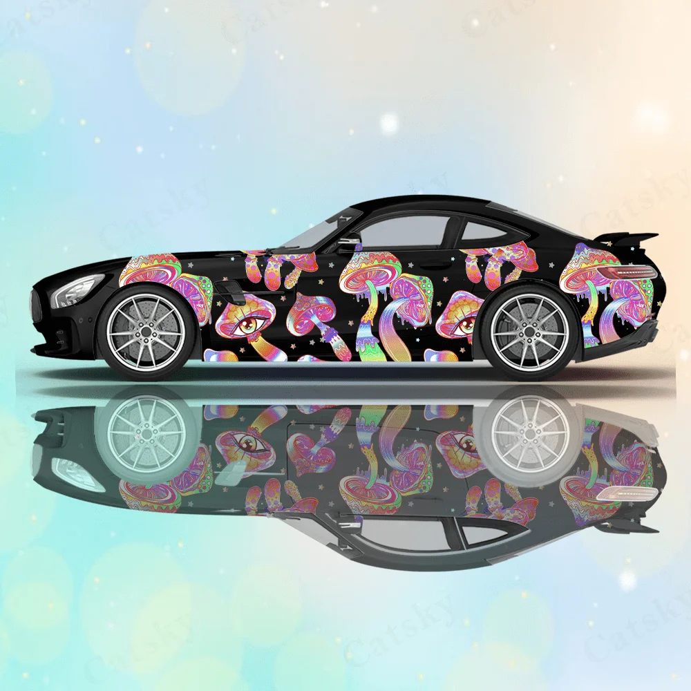 Colored dreamy mushroom stickers full-body floral decoration covering scratches protect car stickers waterproofcar vinyl wraps
Colored dreamy mushroom stickers full-body floral decoration covering scratches protect car stickers waterproofcar vinyl wraps