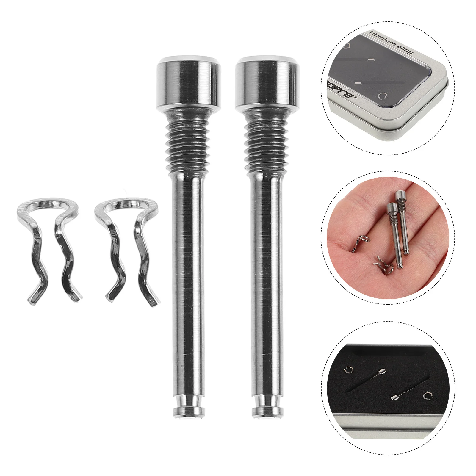 4 Pcs Mountain Bike Latch Bicycle Disc Screw Brake Lever Clamp Circlip Rotor Bolt Ring Single Bolts Titanium Alloy Cables
4 Pcs Mountain Bike Latch Bicycle Disc Screw Brake Lever Clamp Circlip Rotor Bolt Ring Single Bolts Titanium Alloy Cables
