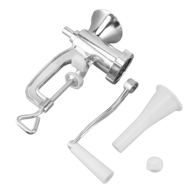 Aluminum Alloy Manual Meat Grinder Sausage Stuffer Hand Crank Meat Grinder Household Cooking Machine Number 5
Aluminum Alloy Manual Meat Grinder Sausage Stuffer Hand Crank Meat Grinder Household Cooking Machine Number 5