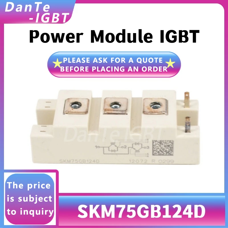 IGBT новый модуль, выпрямитель высокой мощности SKM75GB124D, оригинальный точечный
IGBT новый модуль, выпрямитель высокой мощности SKM75GB124D, оригинальный точечный