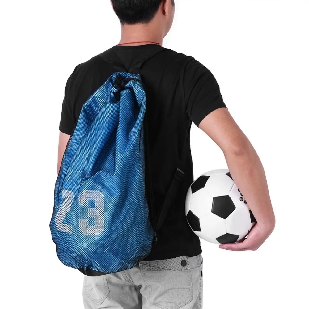 Баскетбольные принадлежности, сетчатый сетчатый рюкзак, большая вместительная портативная сумка на шнурке, спортивная сумка для футбольных тренировок
Баскетбольные принадлежности, сетчатый сетчатый рюкзак, большая вместительная портативная сумка на шнурке, спортивная сумка для футбольных тренировок