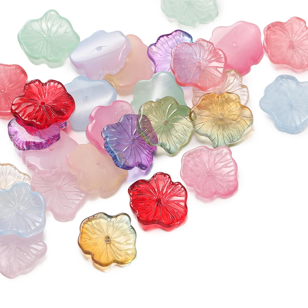 30Pcs/lot Glass Lotus Leaf Beads Leaf Charm Loose Spacer Beads for DIY Necklace Bracelet Earring Jewelry Making Accessories
30Pcs/lot Glass Lotus Leaf Beads Leaf Charm Loose Spacer Beads for DIY Necklace Bracelet Earring Jewelry Making Accessories