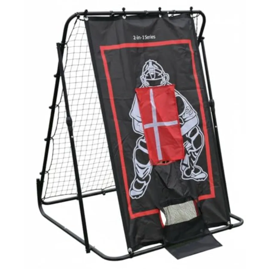 2-in-1 Baseball Pitching Trainer and Rebounder Net Practice and Return Net for Pitching and Throwing Drills
2-in-1 Baseball Pitching Trainer and Rebounder Net Practice and Return Net for Pitching and Throwing Drills